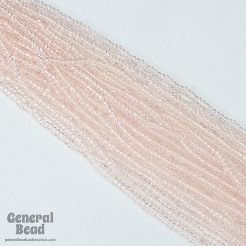 10/0 Transparent Light Rose Czech Seed Bead (10 Gm, Hank, 1/2 Kilo) #CSF077-General Bead