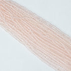 8/0 Transparent Light Rose Czech Seed Bead (20 Gm, 1/2 Kilo) #CSD135
