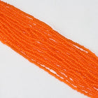 6/0 Transparent Tangerine Czech Seed Bead (1/2 Kilo) Preciosa #80060
