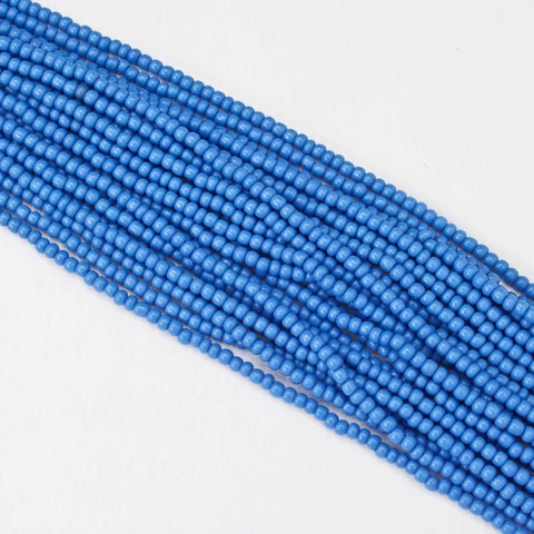 12/0 Opaque Sea Blue Czech Seed Bead (1/2 Kilo) #BL171