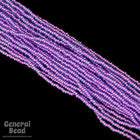 10/0 Purple Lined Aqua Czech Seed Bead (10 Gm, Hank, 1/2 Kilo) #CSF096-General Bead