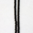 15/0 Opaque Black Czech Seed Bead (1/2 Kilo) #CSK004-General Bead