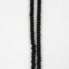 11/0 Opaque Black Czech Seed Bead (10 Gm, Hank, 1/2 Kilo) #CSG002-General Bead