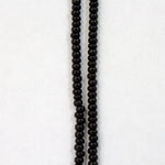 11/0 Opaque Black Czech Seed Bead (10 Gm, Hank, 1/2 Kilo) #CSG002-General Bead