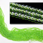 8/0 Transparent Luster Peridot Czech Seed Bead (1/2 Kilo) #BL618