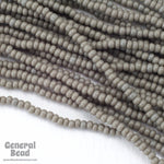 11/0 Opaque Grey Czech Seed Bead (10 Gm, Hank, 1/2 Kilo) #CSG027-General Bead