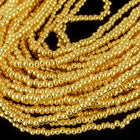 5/0 24 Karat Gold Czech Seed Bead (1 Gm) #CSA110
