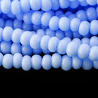 12/0 Opaque Powder Blue Czech Seed Bead (10 Gm, Hank, 1/2 Kilo) #CSH019-General Bead
