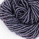 11/0 Luster Transparent Dark Amethyst Czech Seed Bead (10 Gm, Hank, 1/2 Kilo) #CSG041-General Bead