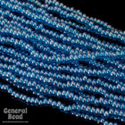 11/0 Luster Transparent Sky Blue Czech Seed Bead (10 Gm, Hank, 1/2 Kilo) #CSG063-General Bead