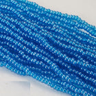 6/0 Luster Transparent Sky Blue Czech Seed Bead (1/2 Kilo) #BL036