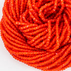 12/0 White Heart Red Czech Seed Bead (10 Gm, Hank, 1/2 Kilo) #CSH110-General Bead