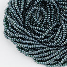 6/0 Luster Transparent Evergreen Czech Seed Bead (1/2 Kilo) #BL731