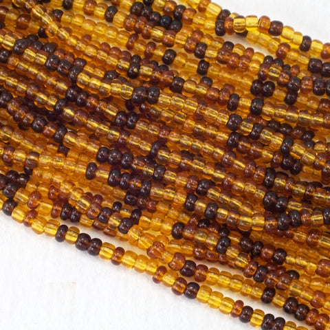 10/0 Tortoiseshell Czech Seed Bead (1/2 Kilo) #BL156