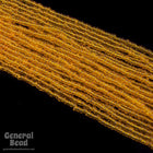 11/0 Transparent Tangerine Czech Seed Bead (10 Gm, Hank, 1/2 Kilo) #CSG111-General Bead