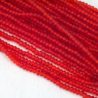 13/0 Transparent Light Red Czech Seed Bead (1/2 Kilo) Preciosa #90050