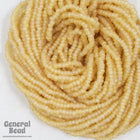11/0 Matte Light Topaz AB Czech Seed Bead (10 Gm, Hank, 1/2 Kilo) #CSG114-General Bead