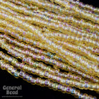 11/0 Transparent Light Topaz AB Czech Seed Bead (10 Gm, Hank, 1/2 Kilo) #CSG134-General Bead