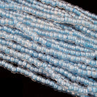 6/0 Blue Lined Crystal Czech Seed Bead (1/2 Kilo) #BL635