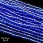 11/0 Transparent Light Sapphire Czech Seed Bead (10 Gm, Hank, 1/2 Kilo) #CSG138-General Bead