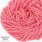11/0 Pink Lined Topaz Czech Seed Bead (10 Gm, Hank, 1/2 Kilo) #CSG163-General Bead