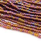 11/0 Transparent Root Beer Iris Czech Seed Bead (10 Gm, Hank, 1/2 Kilo) #CSG181-General Bead