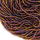 11/0 Transparent Root Beer Iris Czech Seed Bead (10 Gm, Hank, 1/2 Kilo) #CSG181-General Bead