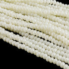 11/0 Pearl Cultura Czech Seed Bead (10 Gm, Hank, 1/2 Kilo) #CSG194-General Bead