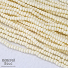 11/0 Opaque Bone Czech Seed Bead (10 Gm, Hank) #CSG197-General Bead
