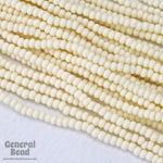 11/0 Opaque Bone Czech Seed Bead (10 Gm, Hank) #CSG197-General Bead