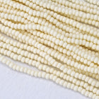 6/0 Opaque Bone Czech Seed Bead (20 Gm, 1/2 Kilo) #CSB078-General Bead