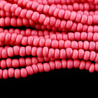 11/0 Matte Flamingo Czech Seed Bead (10 Gm, Hank, 1/2 Kilo) #CSG247-General Bead