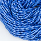11/0 Pearl Blue Czech Seed Bead (10 Gm, Hank, 1/2 Kilo) #CSG248-General Bead