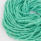 11/0 Pearl Mint Czech Seed Bead (10 Gm, Hank, 1/2 Kilo) #CSG249-General Bead