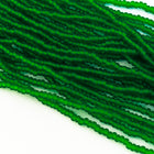 13/0 Matte Transparent Green Czech Seed Bead (1/2 Kilo) #BL448