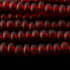 11/0 Matte Transparent Garnet Czech Seed Bead (10 Gm, Hank, 1/2 Kilo) #CSG271-General Bead