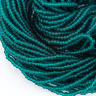 6/0 Matte Transparent Blue Zircon Seed Bead (40 Gm, 1/2 Kilo) #CSB170-General Bead