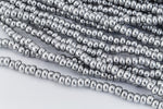8/0 Pearl Silver Czech Seed Bead (20 Gm, 1/2 Kilo) #CSD102-General Bead