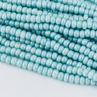 6/0 Pearl Robin's Egg Blue Czech Seed Bead (1/2 Kilo) #BL577