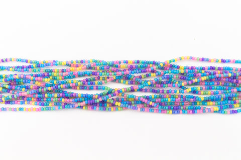 8/0 Transparent Unicorn Mix Czech Seed Bead (1/4 Kg) #CSD124