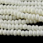 11/0 Pearl Alabaster Czech Seed Bead (10 Gm, Hank, 1/2 Kilo) #CSG312-General Bead