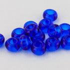 8/0 Transparent Capri Blue Czech Seed Bead (1/2 Kilo) Preciosa #60300