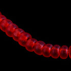 11/0 Transparent Red Czech Seed Bead (10 Gm, Hank, 1/2 Kilo) #CSG341-General Bead