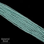 12/0 Opaque Aqua Czech Seed Bead (10 Gm, Hank, 1/2 Kilo) #CSH004-General Bead