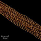 12/0 Transparent Dark Goldenrod Czech Seed Bead (10 Gm, Hank, 1/2 Kilo) #CSH007-General Bead