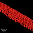 12/0 Opaque Chinese Red Czech Seed Bead (10 Gm, Hank, 1/2 Kilo) #CSH008-General Bead