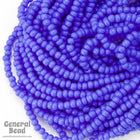 12/0 Opaque Periwinkle Czech Seed Bead (10 Gm, Hank, 1/2 Kilo) #CSH010-General Bead
