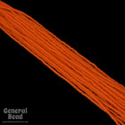 12/0 Opaque Orange Czech Seed Bead (10 Gm, Hank, 1/2 Kilo) #CSH014-General Bead
