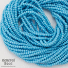 12/0 Opaque Sky Blue Czech Seed Bead (10 Gm, Hank, 1/2 Kilo) #CSH023-General Bead