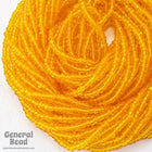 12/0 Transparent Mango Czech Seed Bead (10 Gm, Hank, 1/2 Kilo) #CSH034-General Bead